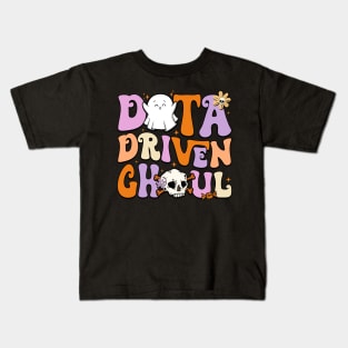 Ghosts Halloween ABA Behavior Therapy Data Driven Ghoul Kids T-Shirt